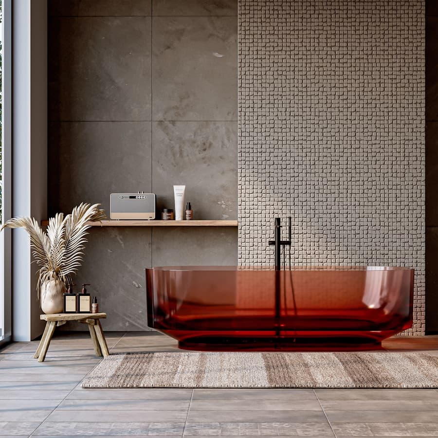 Slatted Bamboo Bath Mat